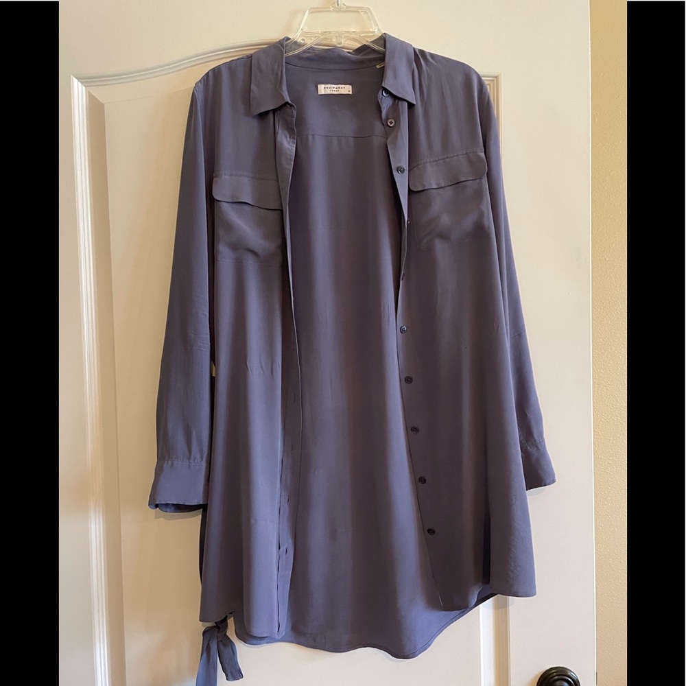 Purple Silk blouse